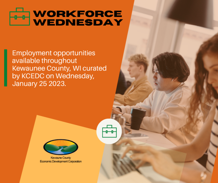 Kewaunee County Jobs January 25, 2023