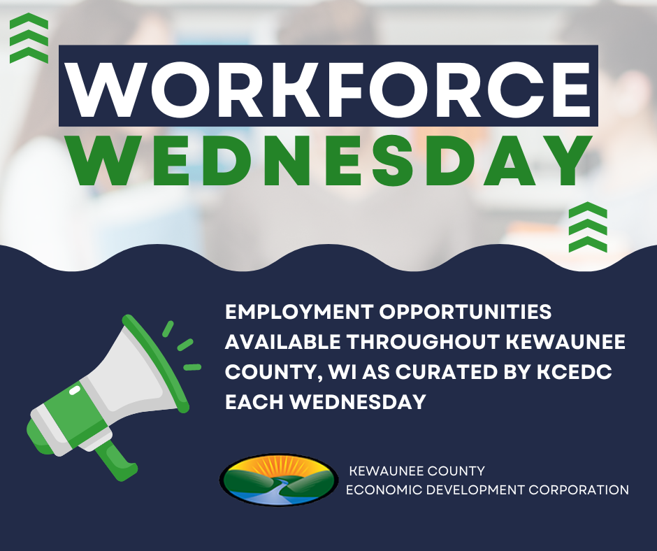 Kewaunee County Job Opportunities February 15, 2023 Kewaunee County