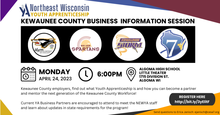 KEWAUNEE COUNTY BUSINESS INFORMATION SESSION: YOUTH APPRENTICESHIPS